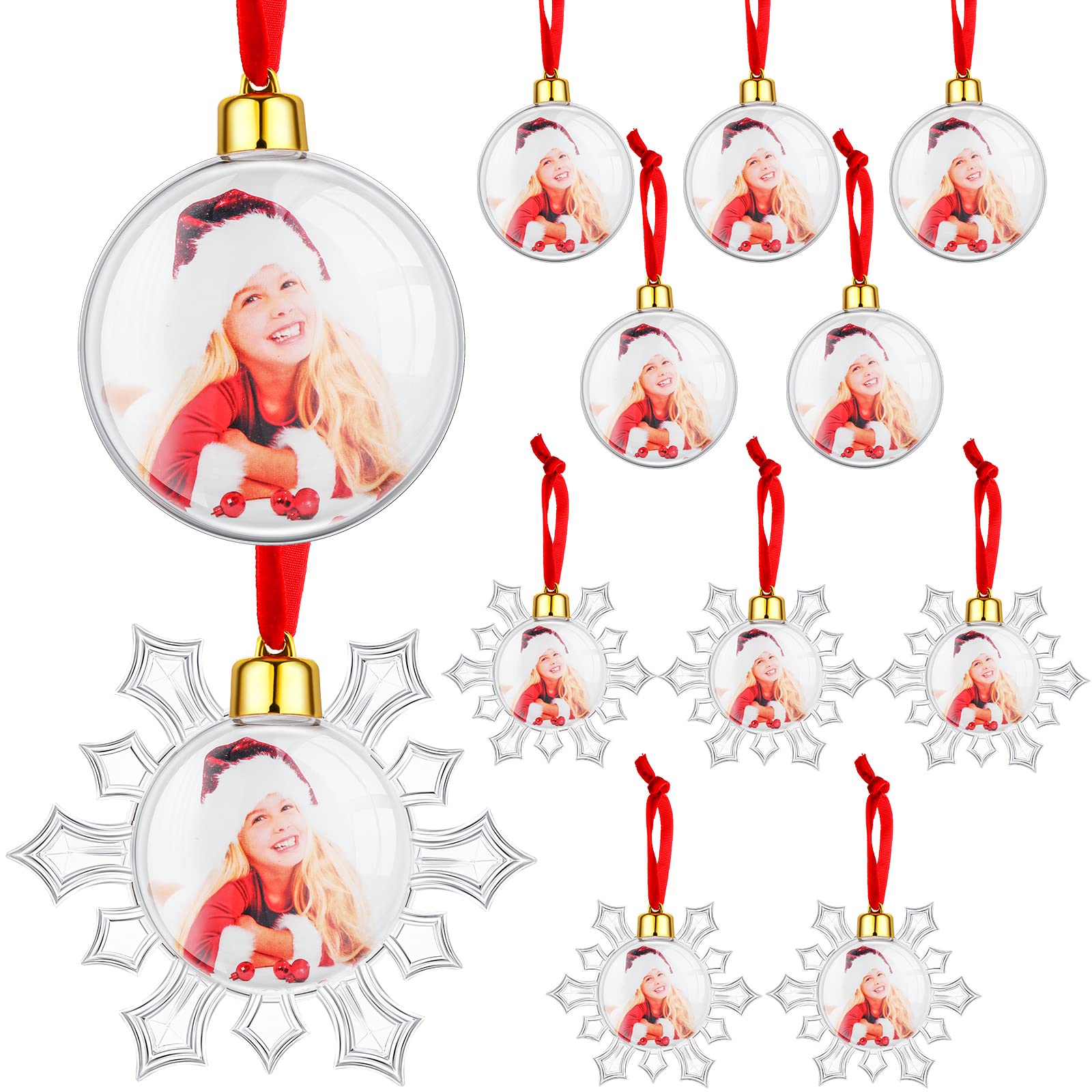 Foto 2 pulgar | Bola Skylety Para Adorno Fotográfico Navideño, 12 Unidades, Plástico Transparente - Venta Internacional.