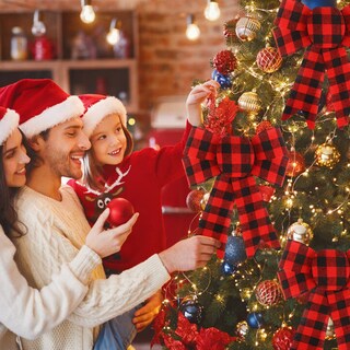 Foto 7 | Coronas Navideñas Ccinee de Moño 6 Piezas-Venta Internacional