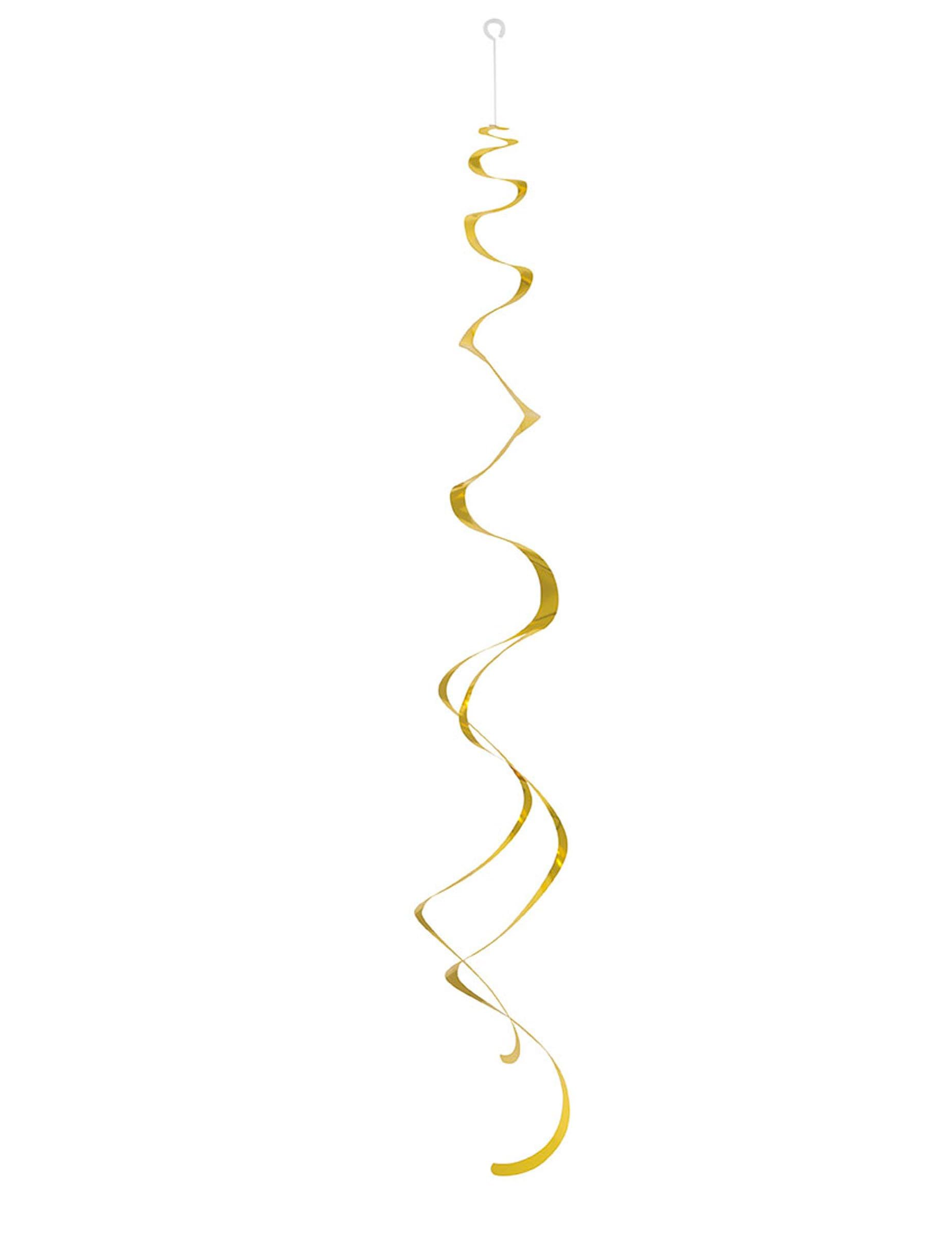 Decoraciones Colgantes En Forma De Espiral, Únicas E Impresionantes, Doradas (paquete De 8) - Venta Internacional.