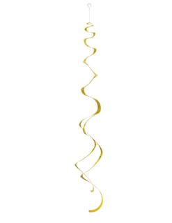 Foto 1 | Decoraciones Colgantes En Forma De Espiral, Únicas E Impresionantes, Doradas (paquete De 8) - Venta Internacional.