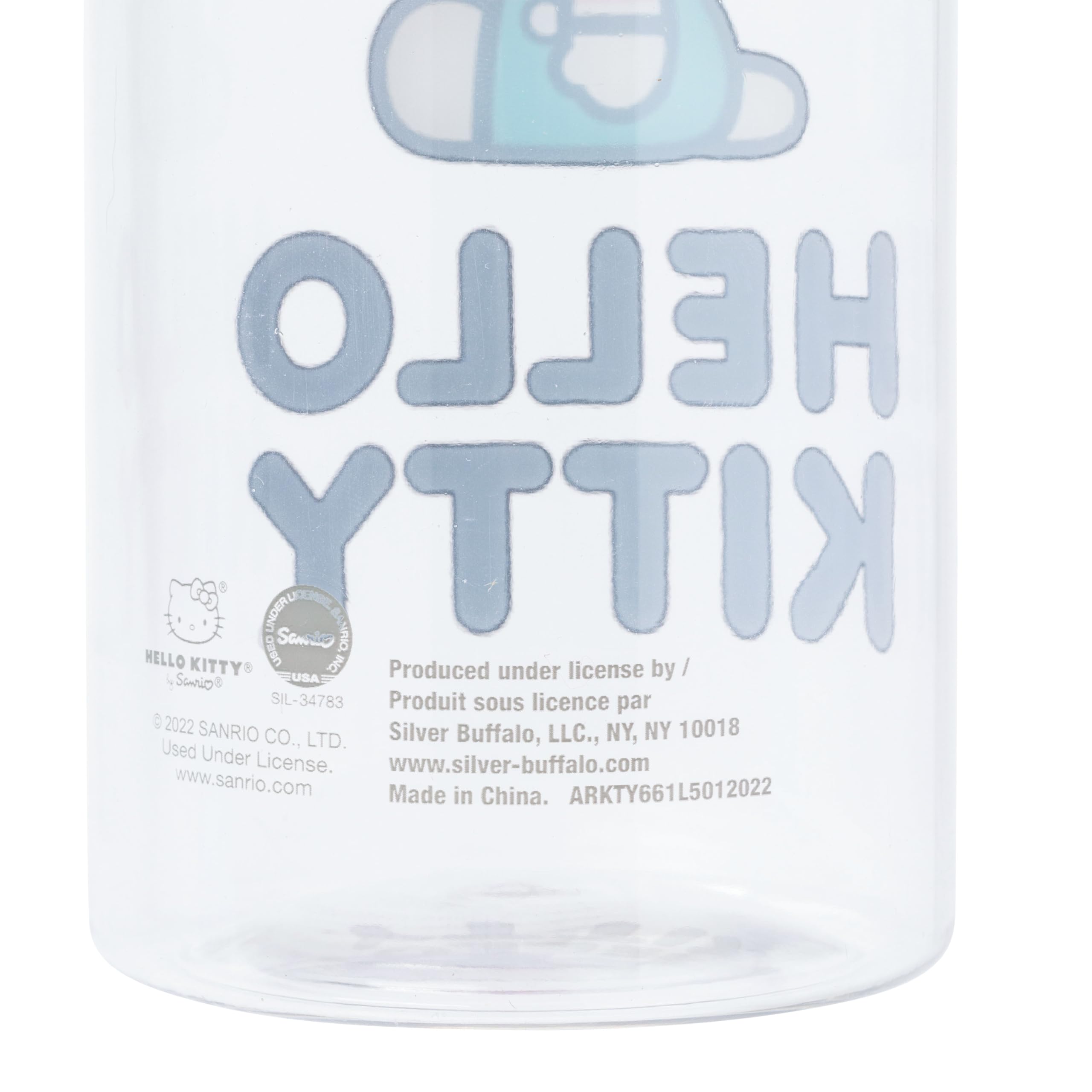 Foto 8 pulgar | Botella De Agua Silver Buffalo Hello Kitty Icons De 950 Ml Con Pegatina - Venta Internacional.