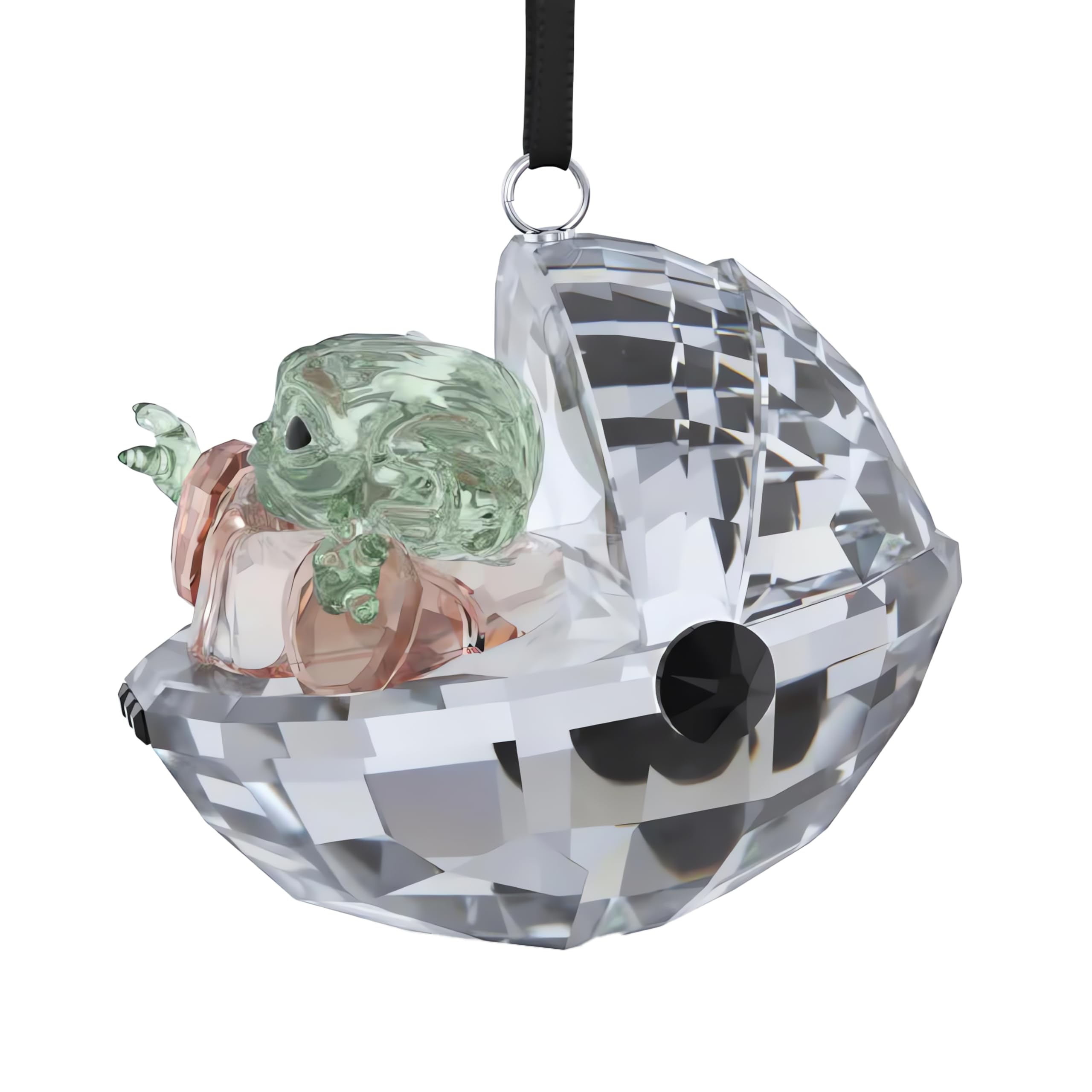 Foto 3 pulgar | Ornamento Swarovski Star Wars The Mandalorian Grogu Con Cristales - Venta Internacional.