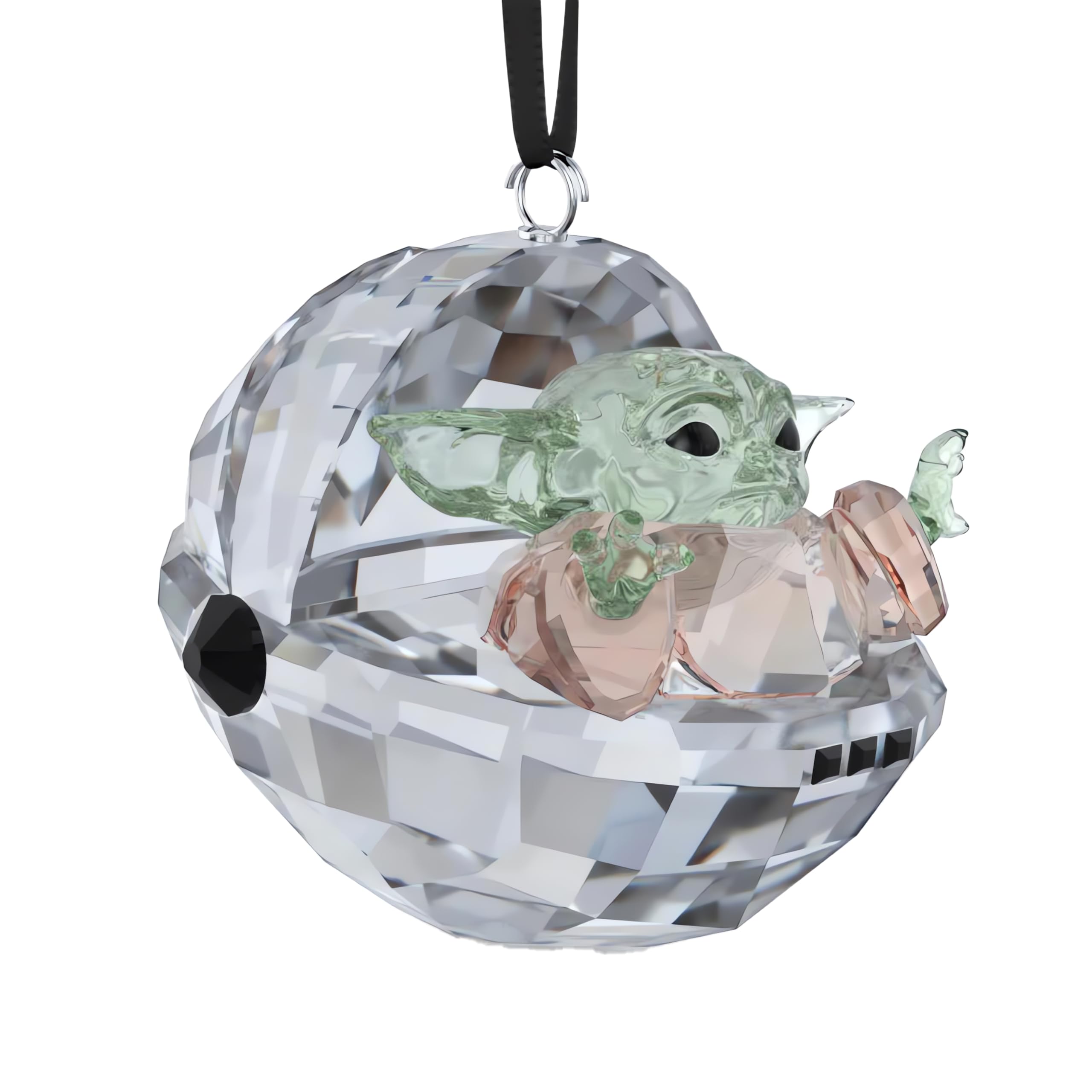 Foto 4 pulgar | Ornamento Swarovski Star Wars The Mandalorian Grogu Con Cristales - Venta Internacional.