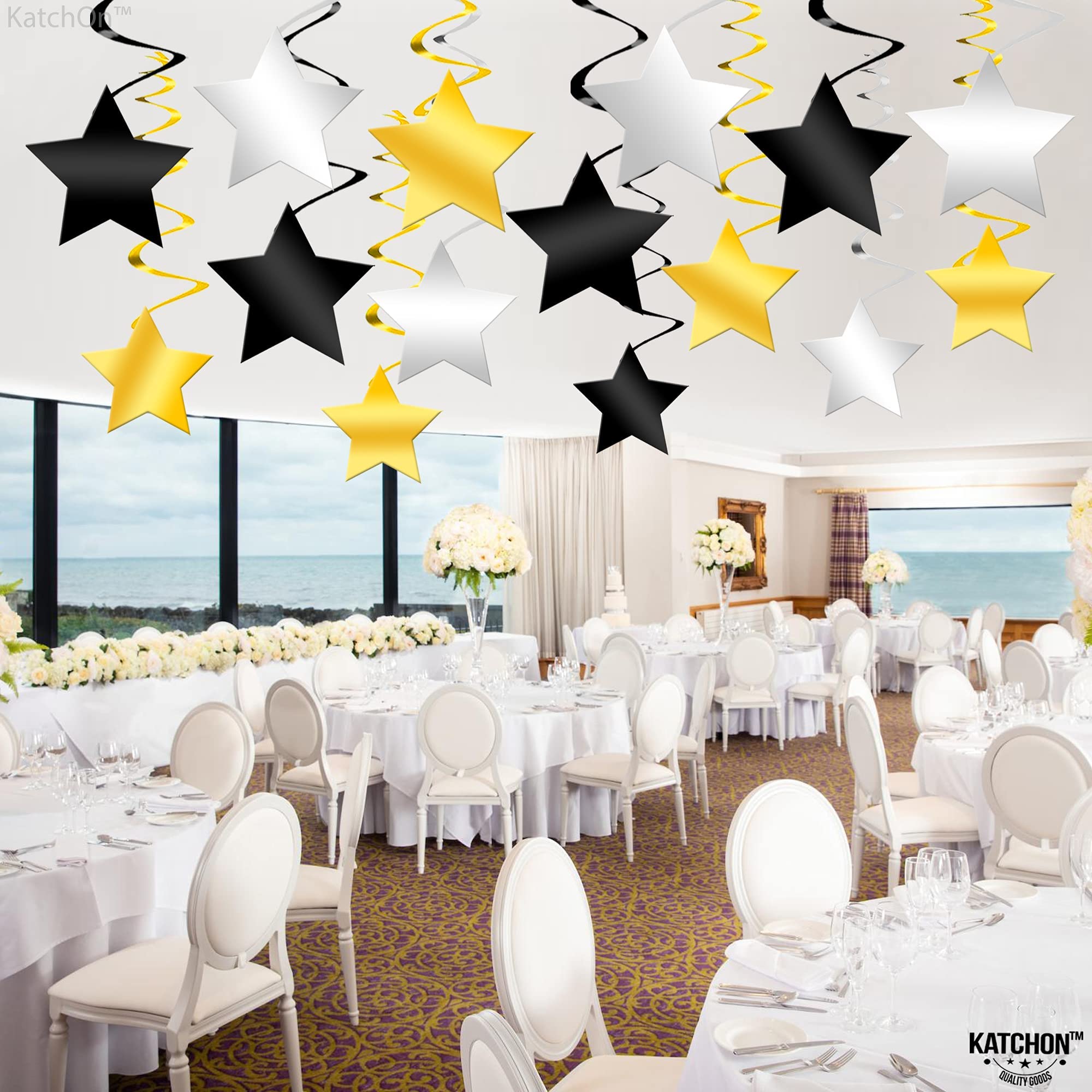 Foto 3 pulgar | Decoraciones para Fiestas Katchon Estrellas 30 Piezas - Venta Internacional