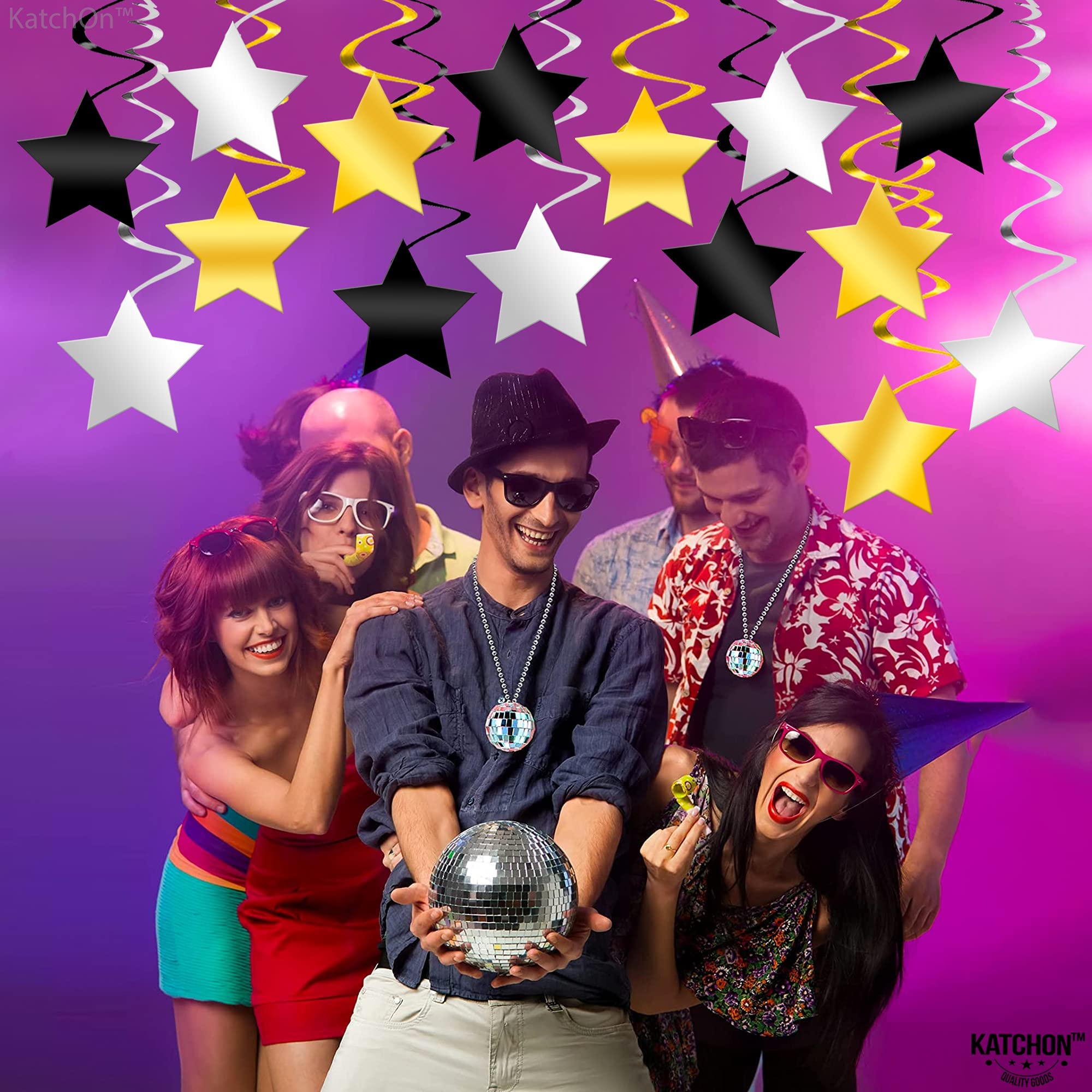 Foto 4 pulgar | Decoraciones para Fiestas Katchon Estrellas 30 Piezas - Venta Internacional