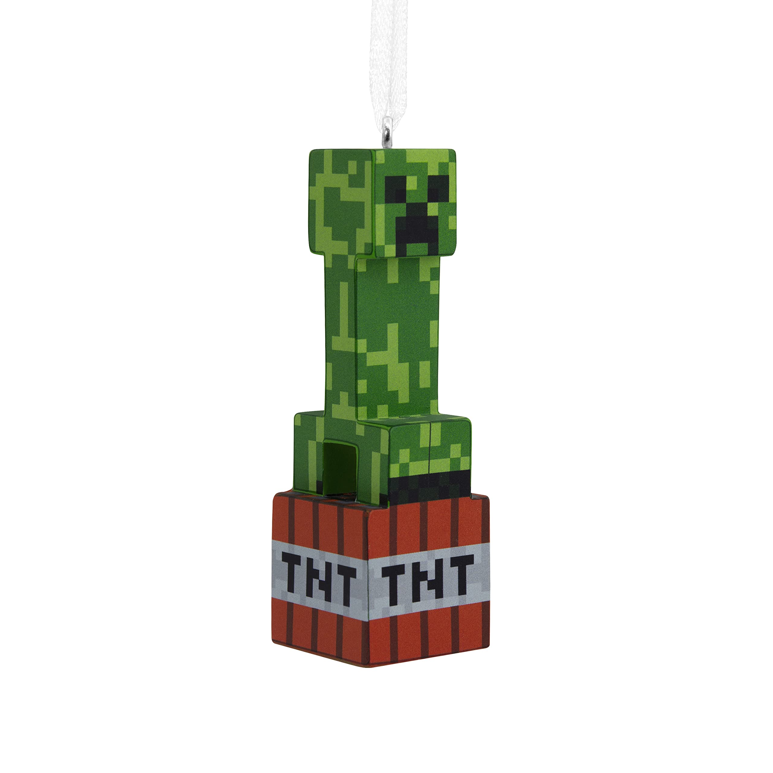 Adorno Navideño Hallmark Minecraft Creeper En Tnt - Venta Internacional.