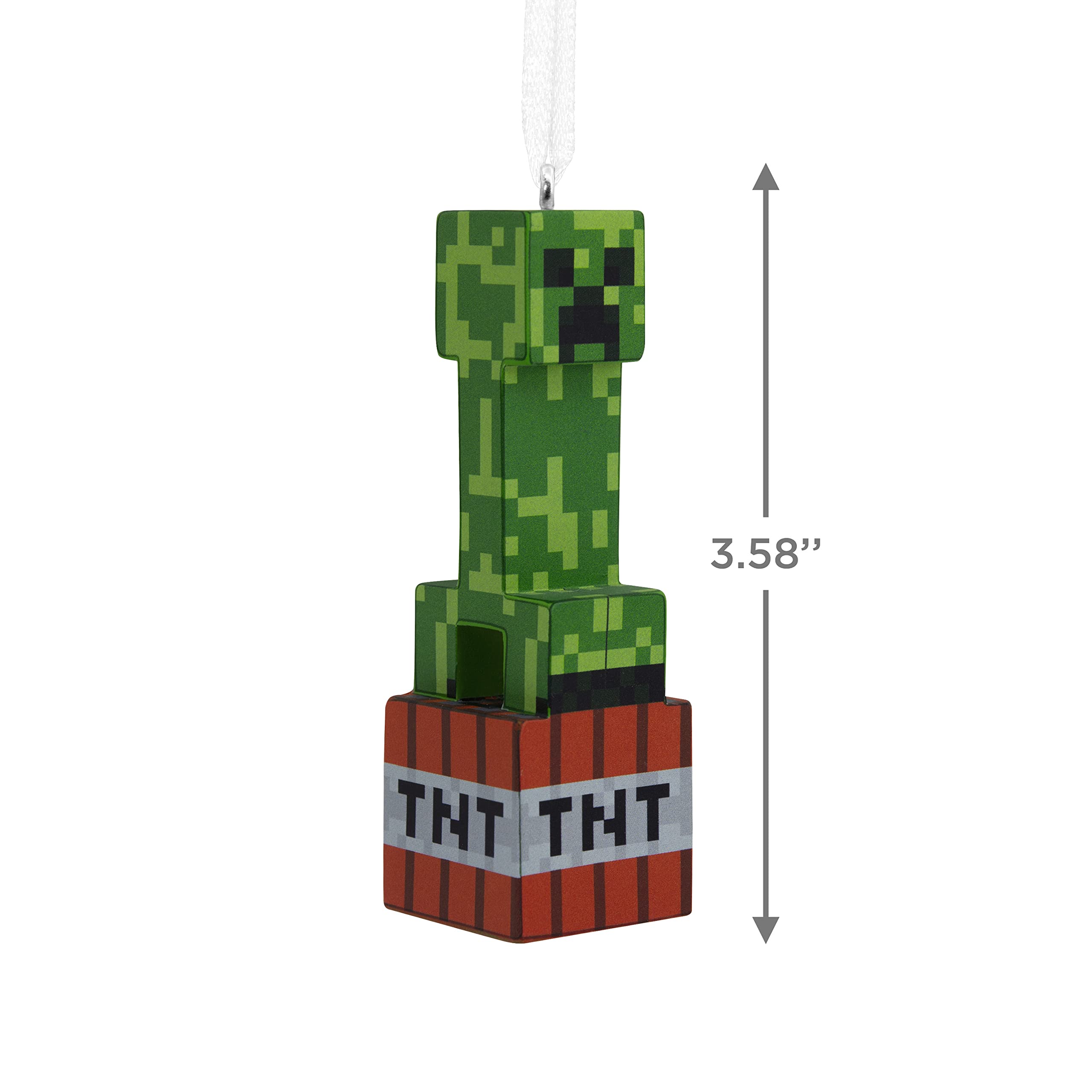 Foto 5 pulgar | Adorno Navideño Hallmark Minecraft Creeper En Tnt - Venta Internacional.