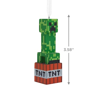 Foto 4 | Adorno Navideño Hallmark Minecraft Creeper En Tnt - Venta Internacional.