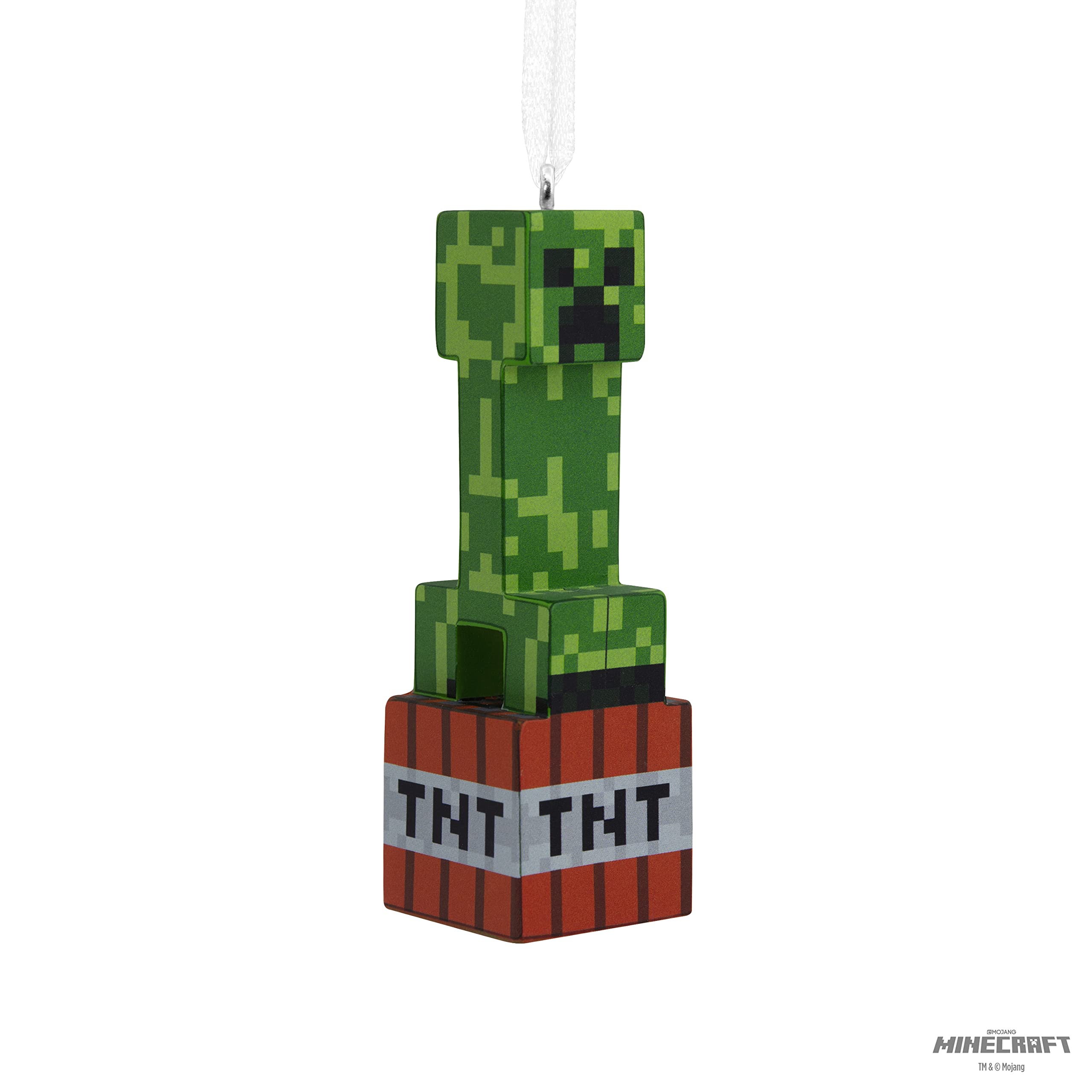 Foto 7 pulgar | Adorno Navideño Hallmark Minecraft Creeper En Tnt - Venta Internacional.