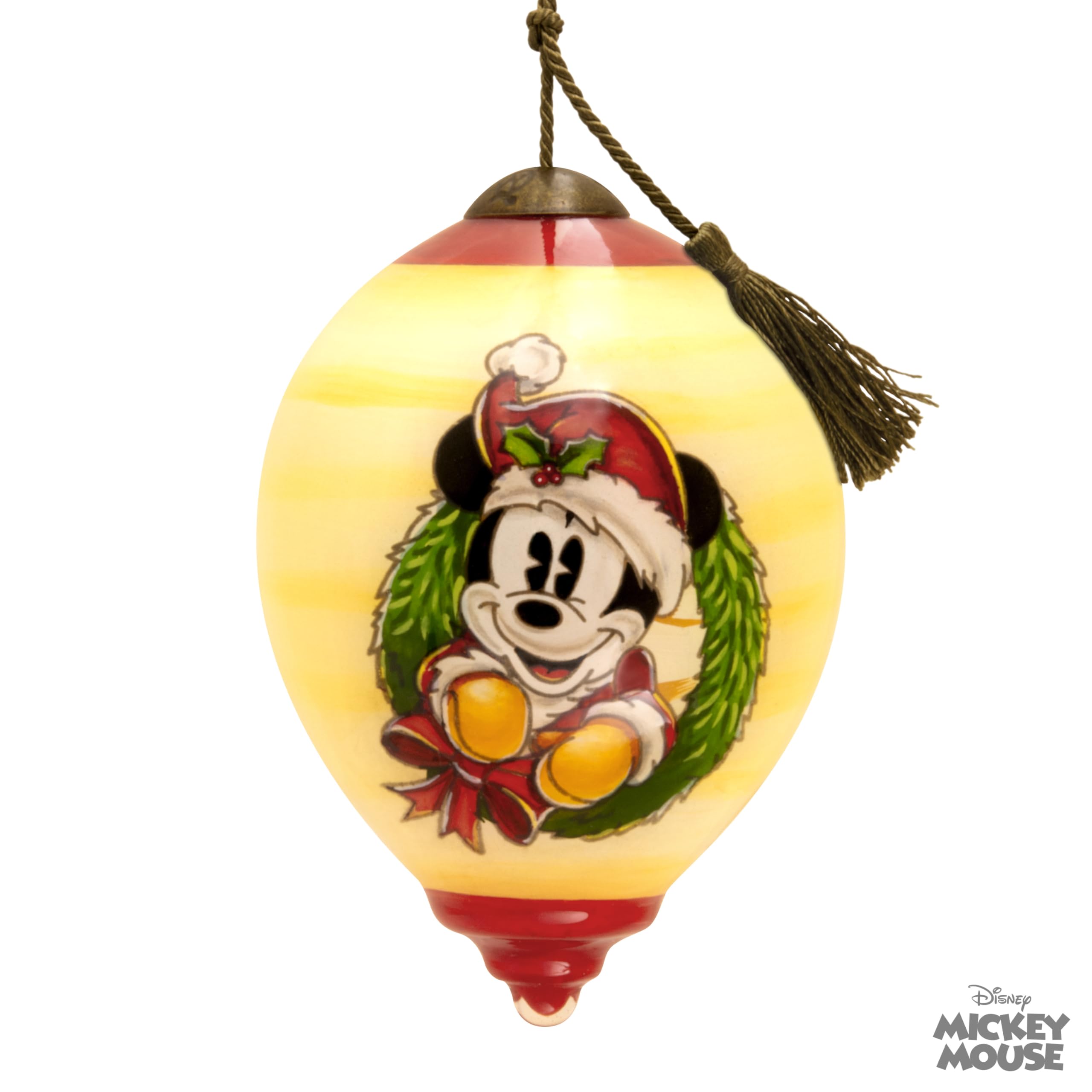 Foto 7 pulgar | Adorno Navideño Hallmark Disney Ne'qwa Art Mickey Mouse - Venta Internacional.