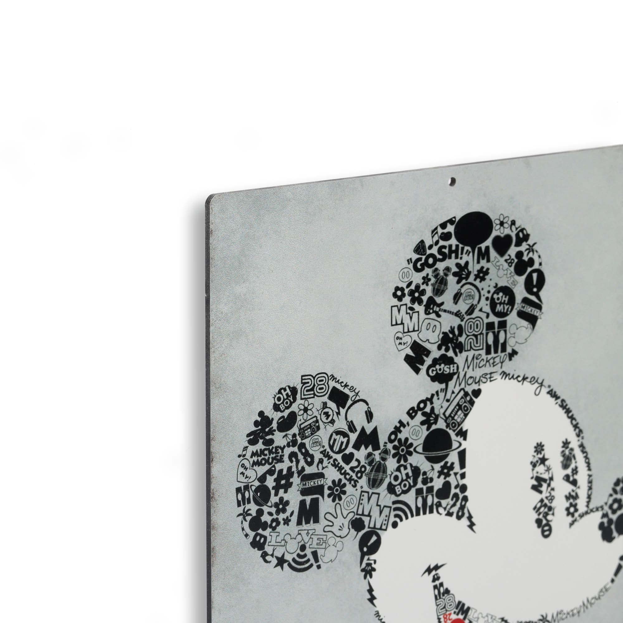 Foto 5 pulgar | Cartel Decorativo De Pared De Disney Con Mickey Mouse Do The Impossible Vintage - Venta Internacional.