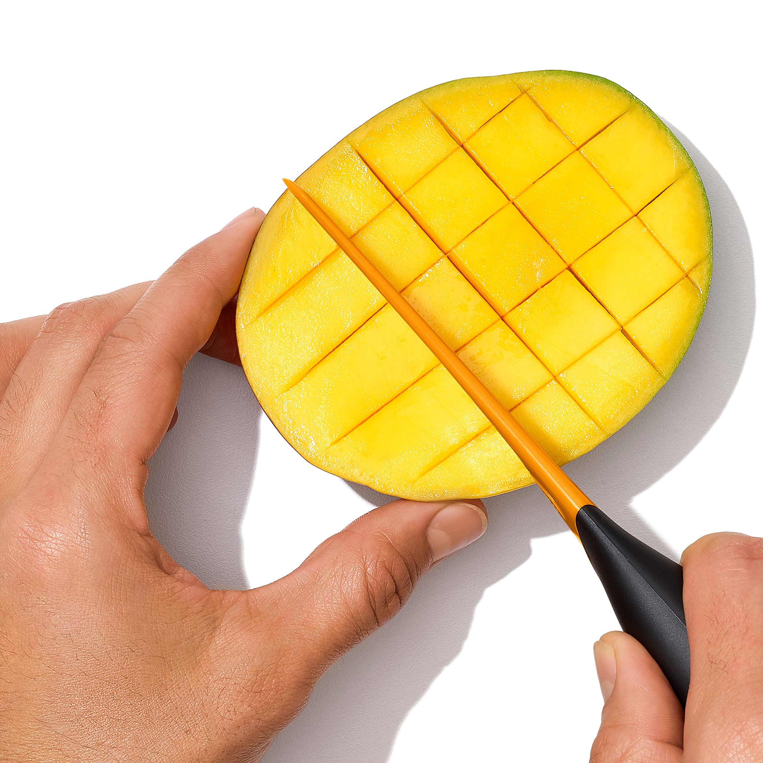 Foto 8 pulgar | Cortadora De Mango Oxo Good Grips Con Cuchara, Color Naranja - Venta Internacional.