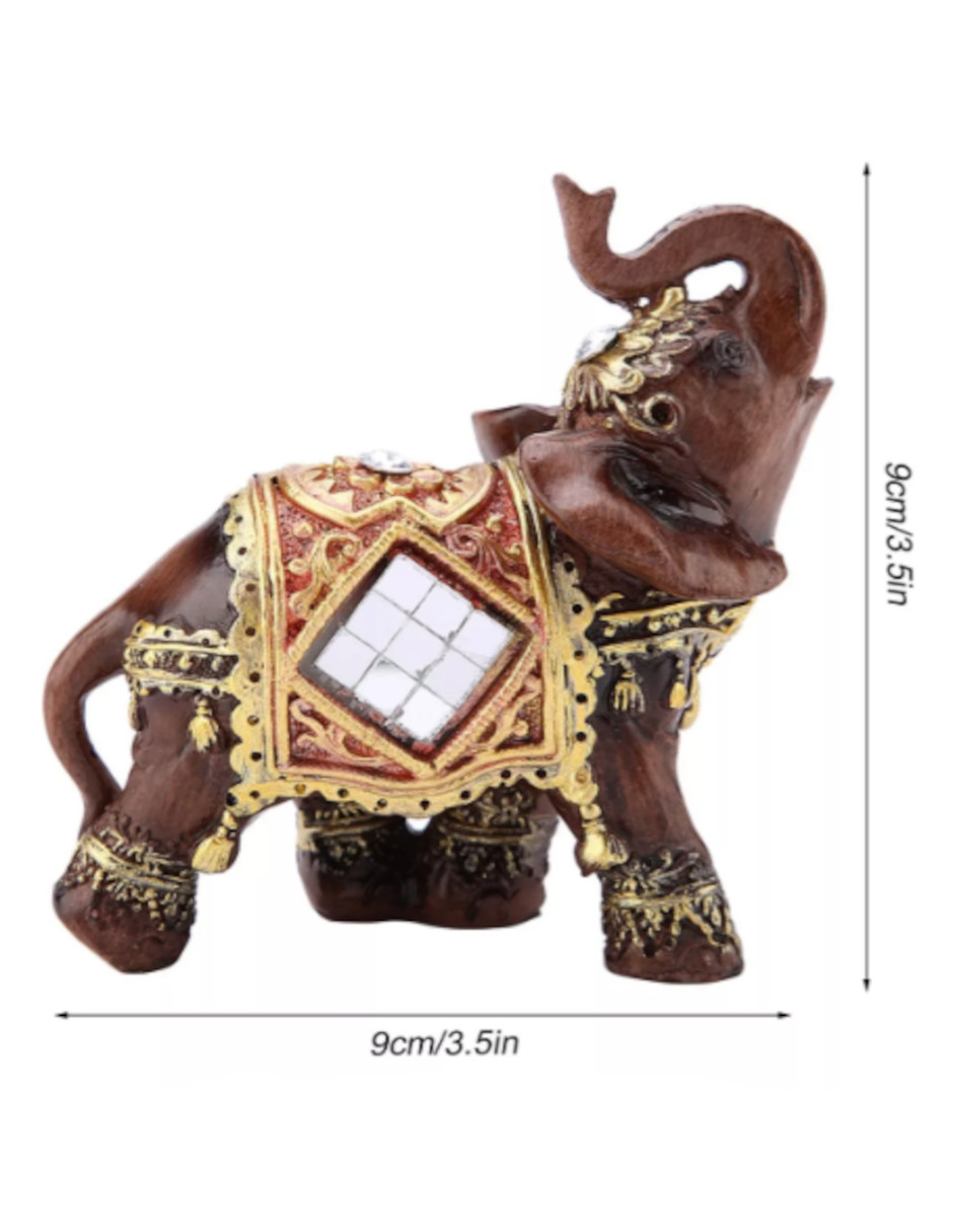 Foto 4 pulgar | Elefante Estatua De Decoración + Termo De Agua Güish