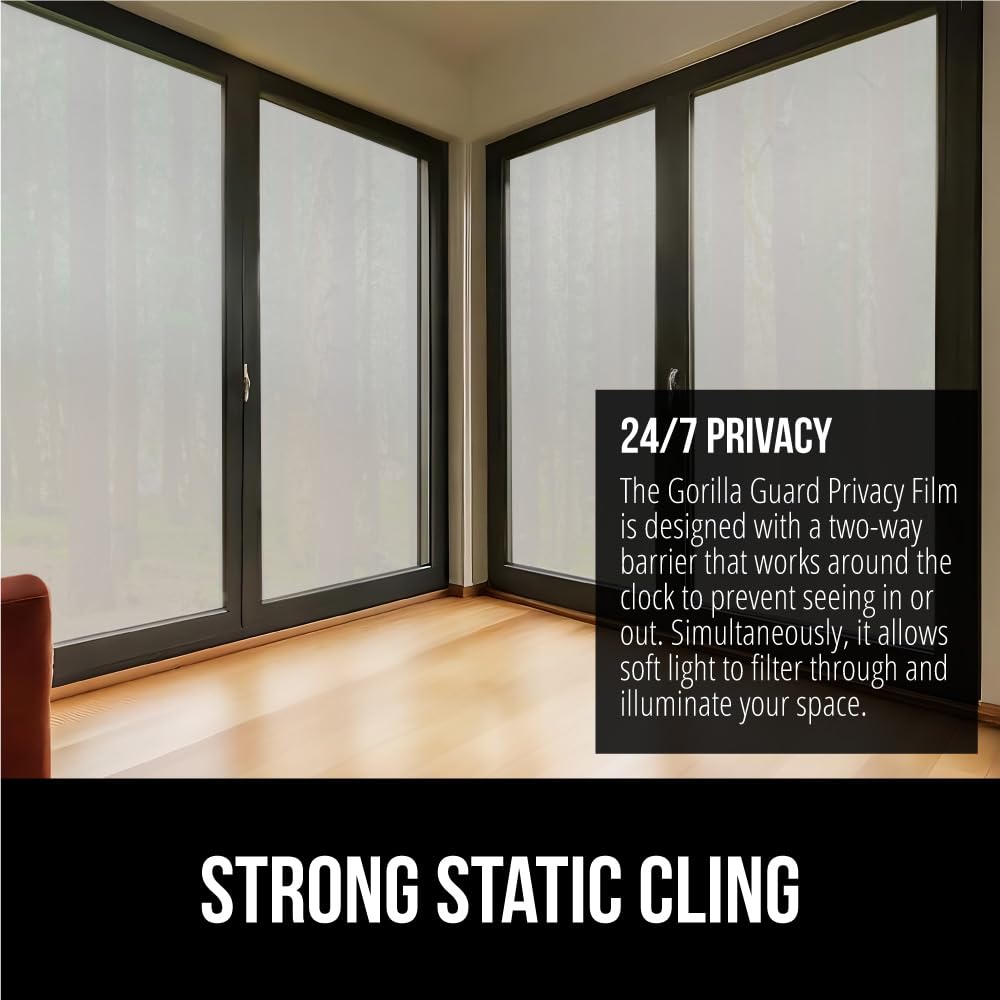 Foto 3 | Película De Privacidad Para Ventanas Gorilla Guard, Protección Solar Bidireccional - Venta Internacional.