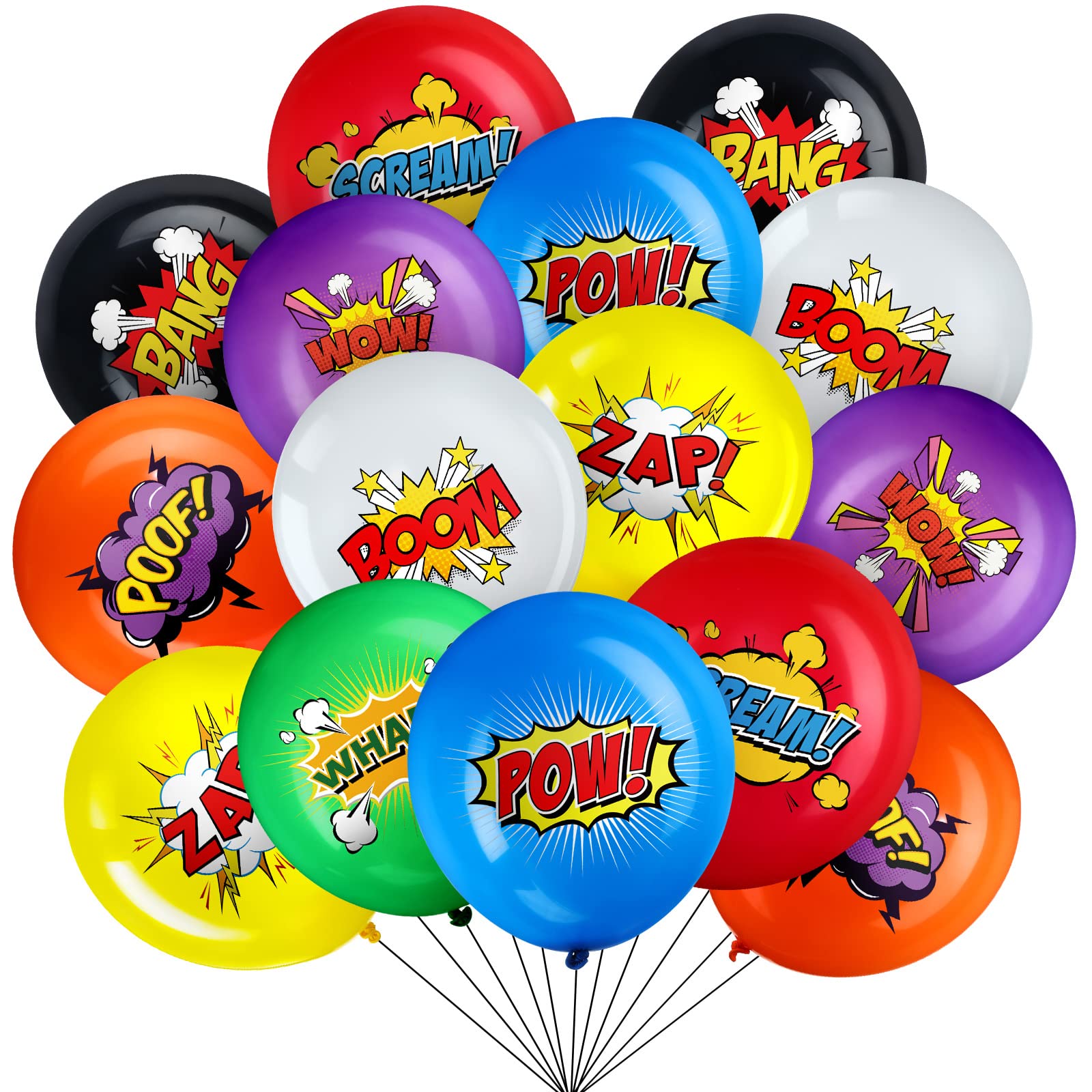 Globos De Látex Skylety Hero, 30 Cm, Paquete De 40 Unidades - Venta Internacional.