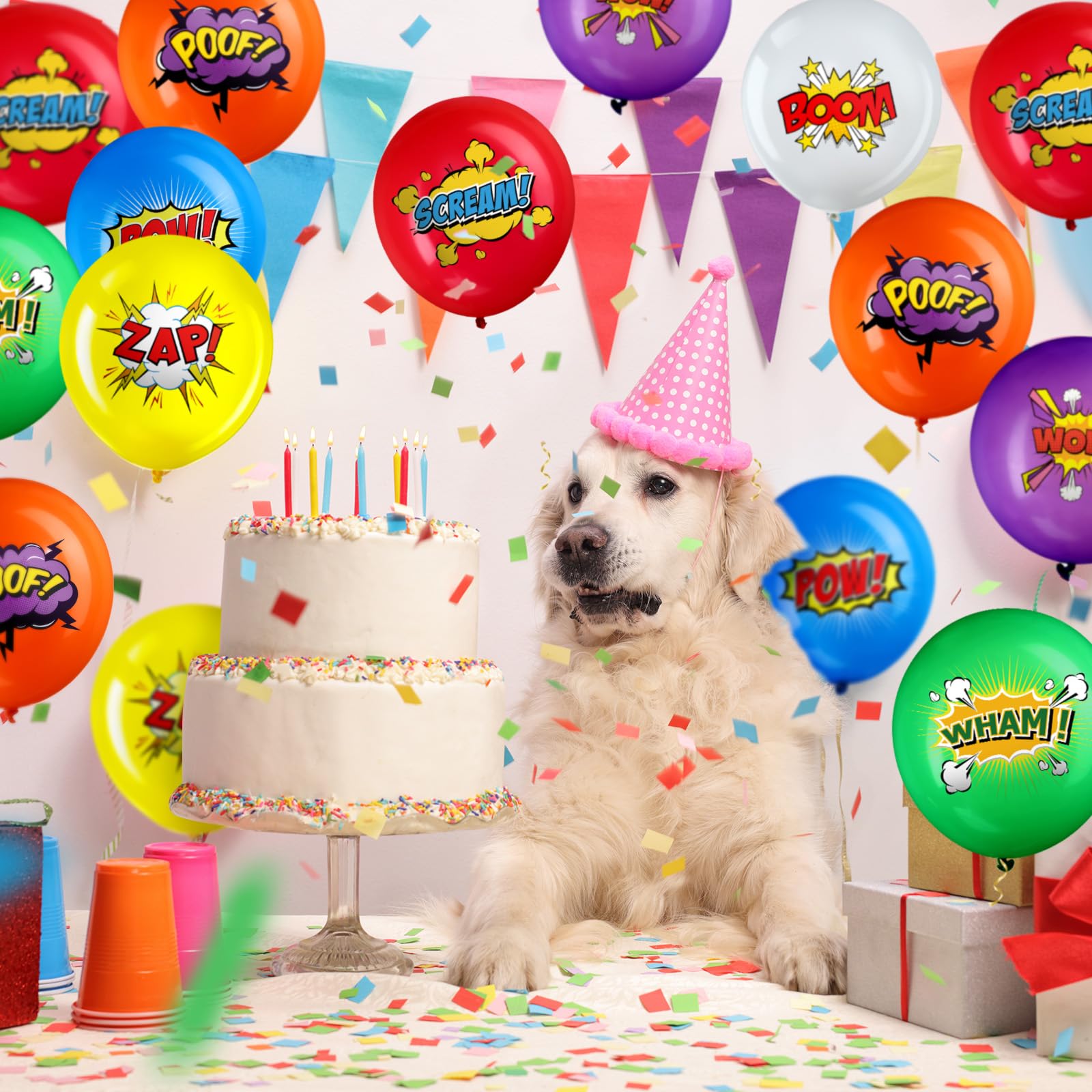 Foto 6 | Globos De Látex Skylety Hero, 30 Cm, Paquete De 40 Unidades - Venta Internacional.