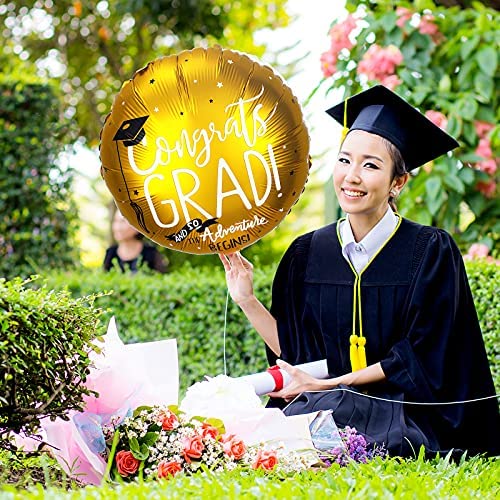 Foto 7 | Globos De Aluminio Para Graduación, 2025 X 12 Pulgadas, Con Forma De Sombrero Doctoral - Venta Internacional.