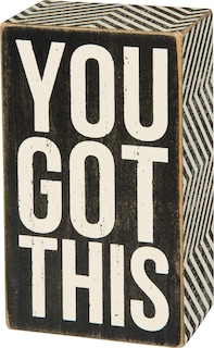 Foto 1 | Mini-box Letrero Primitives De Kathy You Got This, 3 X 5 Cm - Venta Internacional.