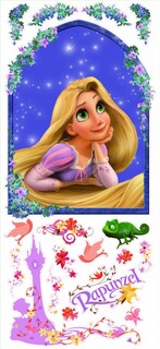 Foto 4 | Adhesivos De Pared Disney Tangled Rapunzel Roommates Rmk1525gm - Venta Internacional.