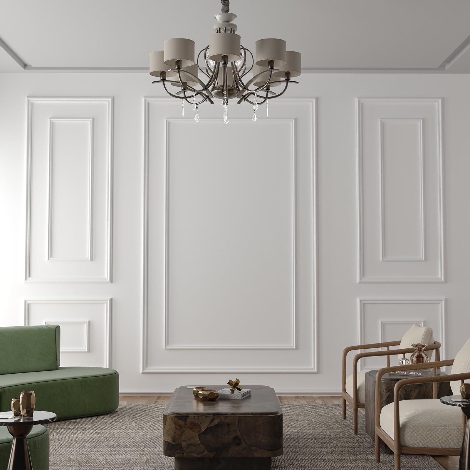 Foto 4 | Kit De Molduras De Pared Pangda, Revestimiento Prefabricado Para Pelar Y Pegar - Venta Internacional.