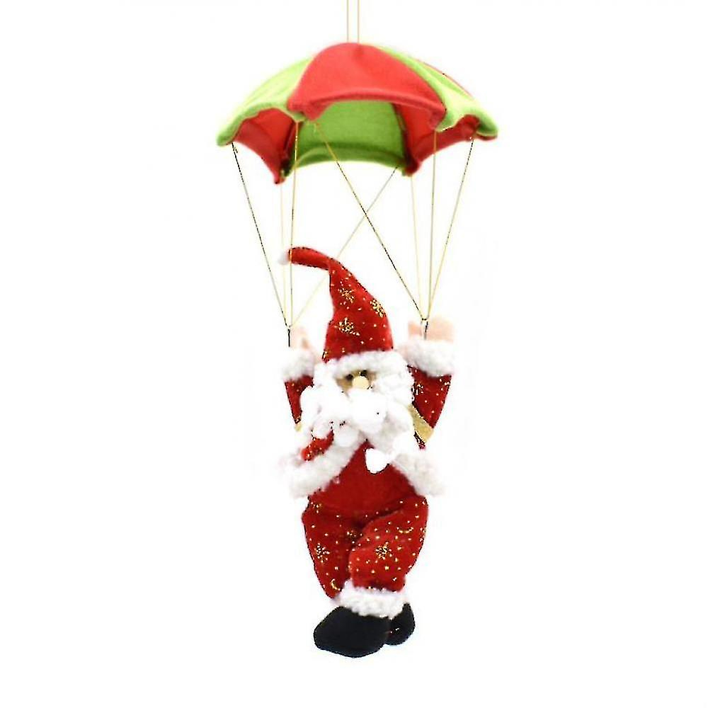 Foto 2 pulgar | Expositor De Adornos Navideños, Decoración De Papá Noel En Paracaidismo - Venta Internacional.