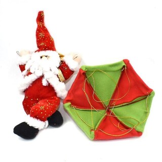 Foto 2 | Expositor De Adornos Navideños, Decoración De Papá Noel En Paracaidismo - Venta Internacional.