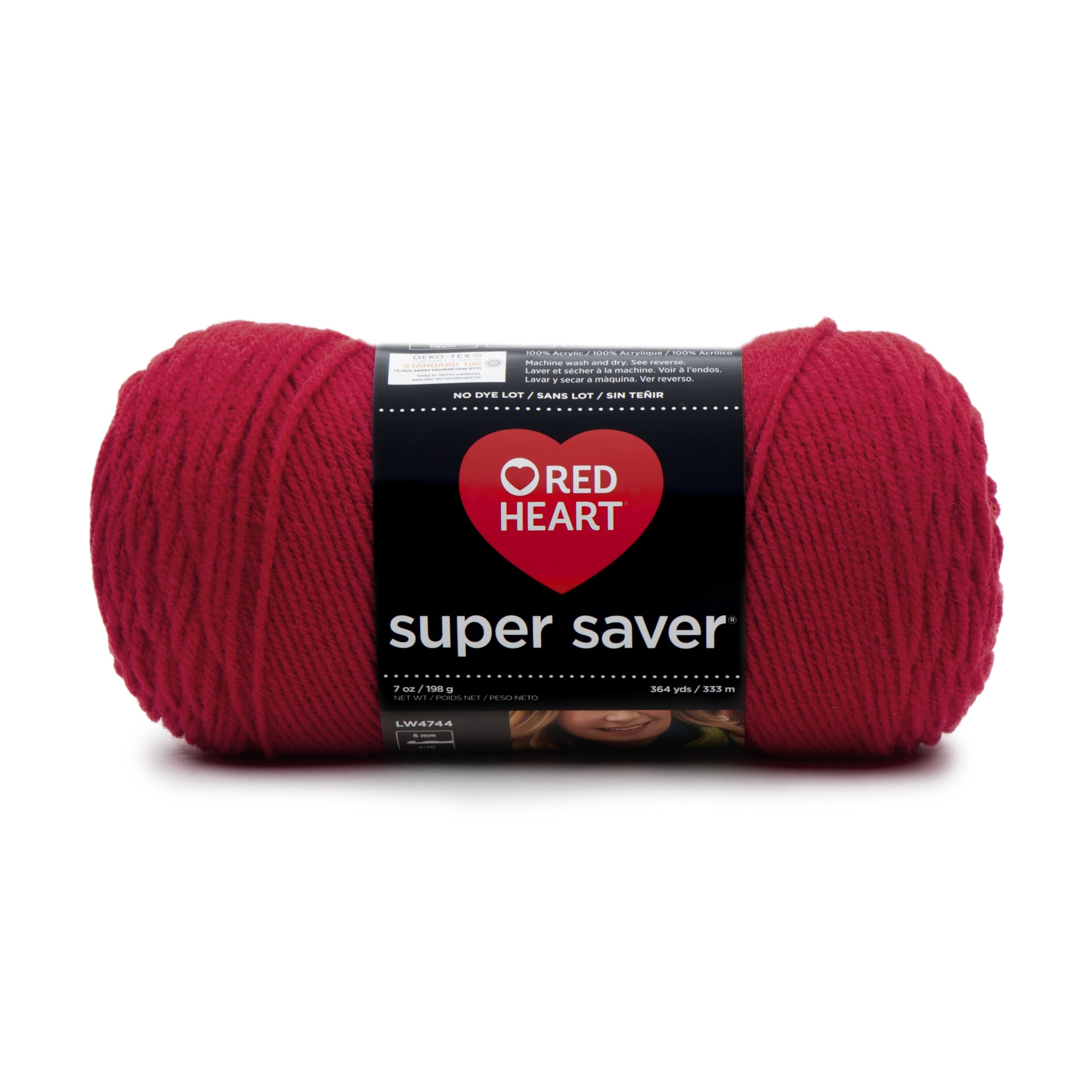 Foto 2 pulgar | Yarn Red Heart Super Saver Economy Rojo Cereza E300.0319 - Venta Internacional.
