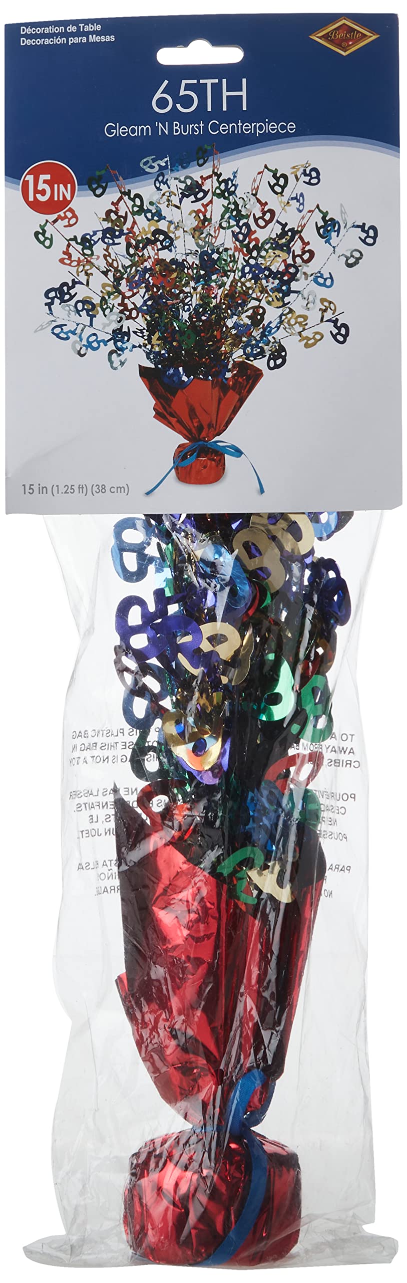 Foto 2 | Accesorio Para Fiestas Gleam 'n Burst De Centerpiece Beistle 65 - Venta Internacional.