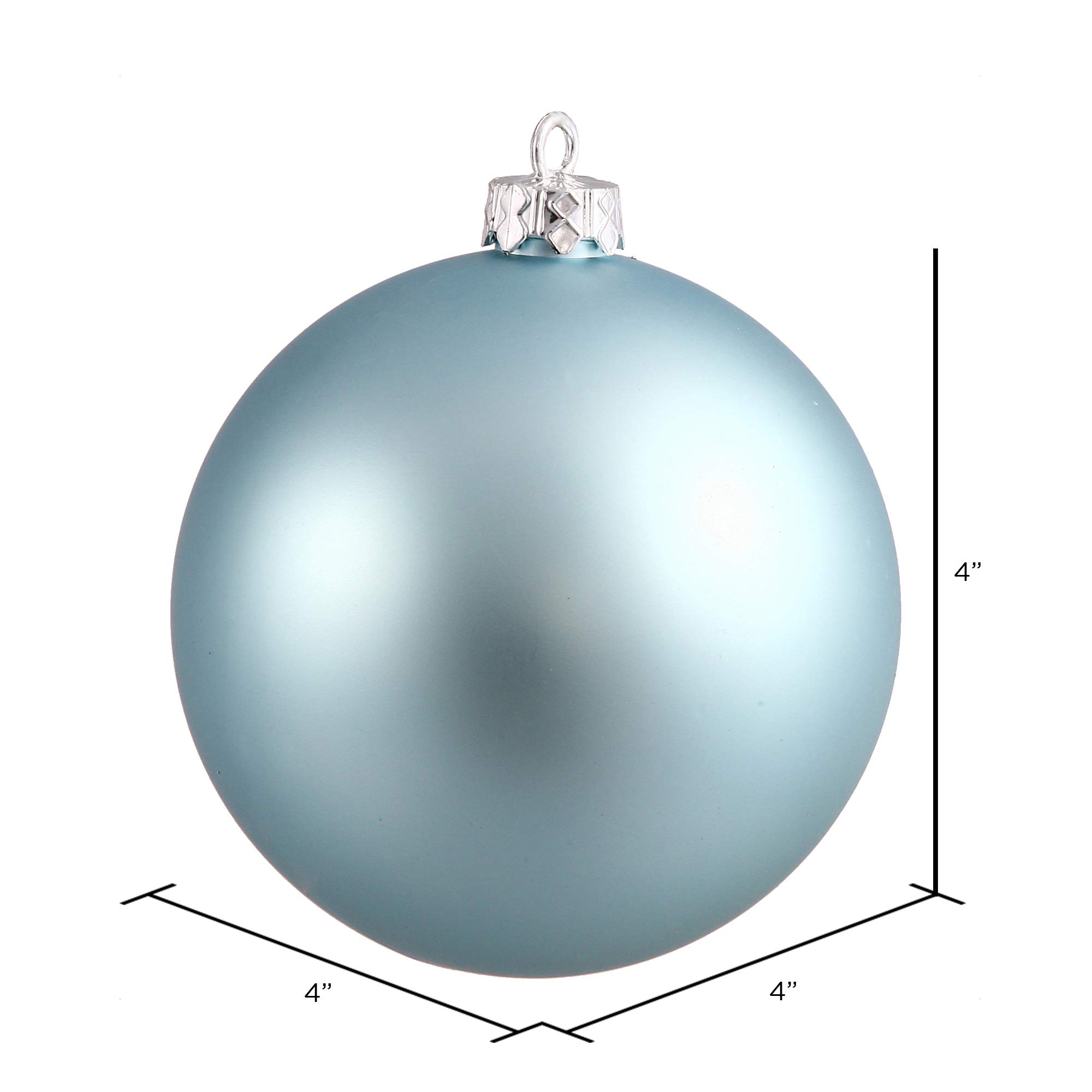 Foto 6 pulgar | Adorno Navideño Vickerman Baby Blue Mate Ball X6 - Venta Internacional.