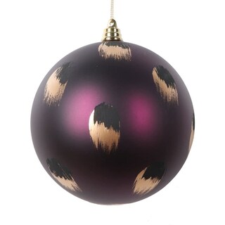 Foto 1 | Adorno Para Árbol De Navidad Vickerman, Color Ciruela Mate, 4,75 Cm (paquete De 4) - Venta Internacional.