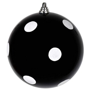 Foto 1 | Adorno Para Árbol De Navidad Vickerman Black Candy White Dots - Venta Internacional.