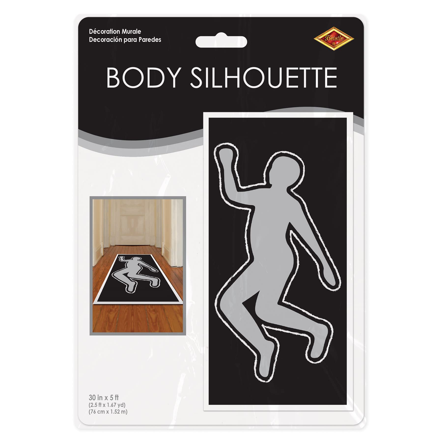 Foto 5 pulgar | Silueta Corporal Decorativa Beistle-Venta Internacional