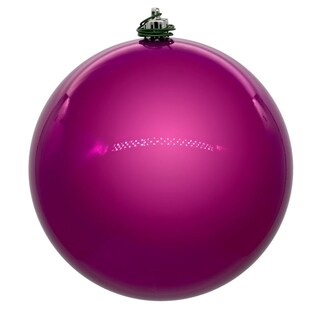 Foto 1 | Bola Perforada Uv Con Perla Fucsia Ornament Vickerman De 10 Cm - Venta Internacional.