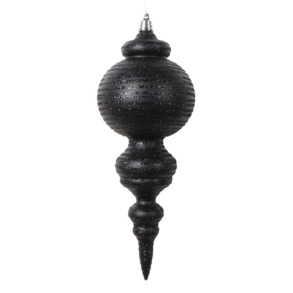 Foto 2 pulgar | Ornament Vickerman Finial, Negro Mate, 10 Cm, 2 Unidades Por Bolsa - Venta Internacional.