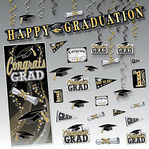 Foto 3 pulgar | Kit Para Fiesta De Graduación Beistle Whirls, 12 X 45 Cm, Recortes De 20 X 15 Cm - Venta Internacional.
