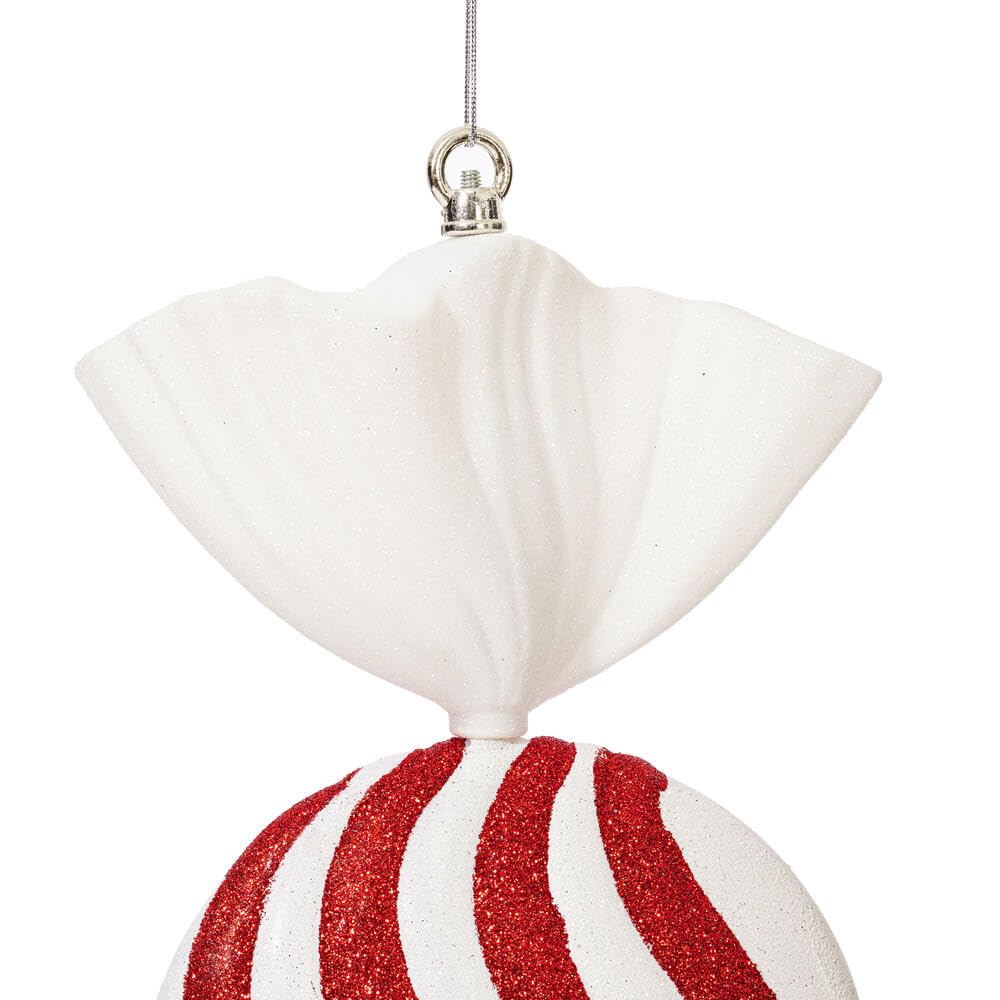 Foto 5 pulgar | Adorno Navideño Vickerman Flat Peppermint Candy 18 Cm - Venta Internacional.