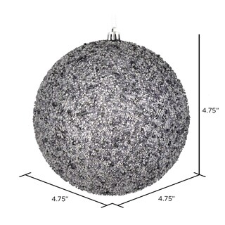 Foto 2 | Bola Con Cuentas Plateadas Ornament Vickerman De 4,75 Cm, 6 Unidades Por Bolsa - Venta Internacional.