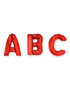 Foto 1 | Globo Con Letras De Aluminio Funny Fashion F-40 Rojo - Venta Internacional.