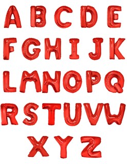 Foto 2 | Globo Con Letras De Aluminio Funny Fashion F-40 Rojo - Venta Internacional.