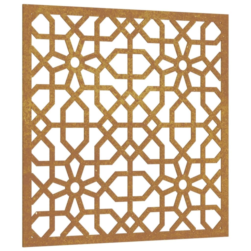 Foto 2 pulgar | Decoración De Pared Para Patio Vidaxl, Acero Corten, Diseño Morisco - Venta Internacional.