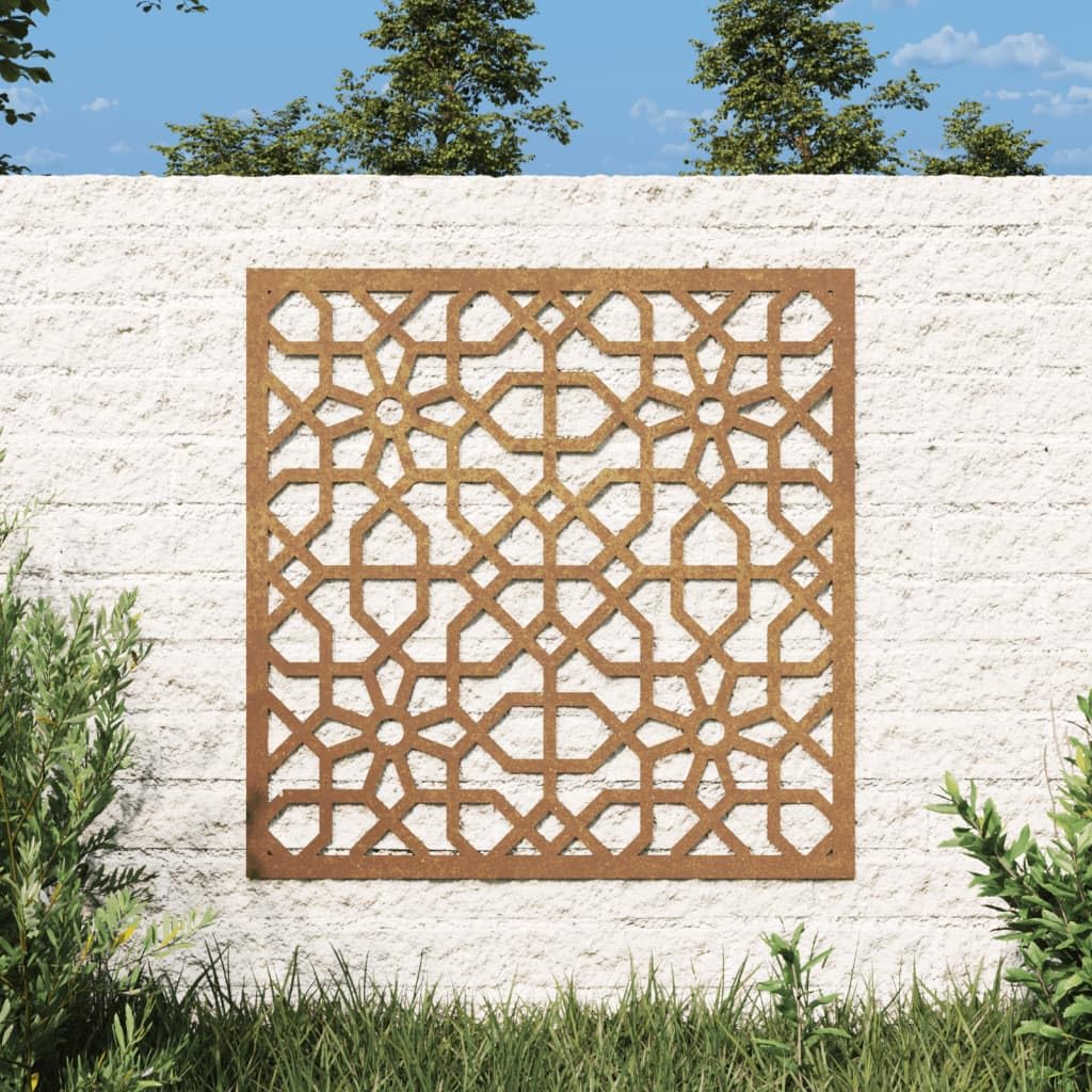 Foto 3 pulgar | Decoración De Pared Para Patio Vidaxl, Acero Corten, Diseño Morisco - Venta Internacional.