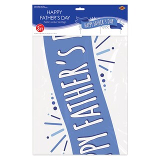 Foto 6 | Letrero De Patio Beistle Jumbo Feliz Día Del Padre Con Estacas De Metal - Venta Internacional.