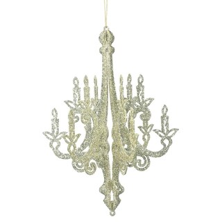 Foto 1 | Adorno Para Árbol De Navidad Vickerman, Champán, Purpurina, 16 Cm - Venta Internacional.
