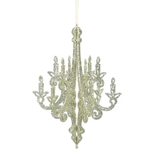 Foto 1 | Candelabro Vickerman Con Purpurina De Champán Con Adorno Navideño - Venta Internacional.