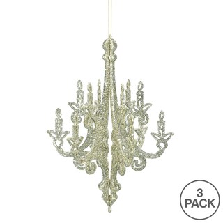 Foto 3 | Candelabro Vickerman Con Purpurina De Champán Con Adorno Navideño - Venta Internacional.