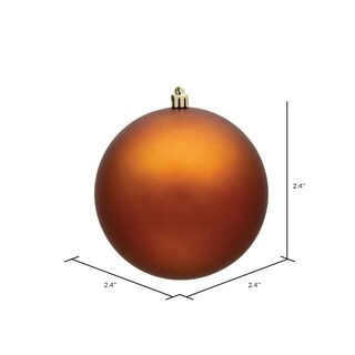 Foto 5 | Adorno Navideño En Forma De Bola Vickerman, Cobre Mate, 2,4 Cm, 24 Unidades - Venta Internacional.
