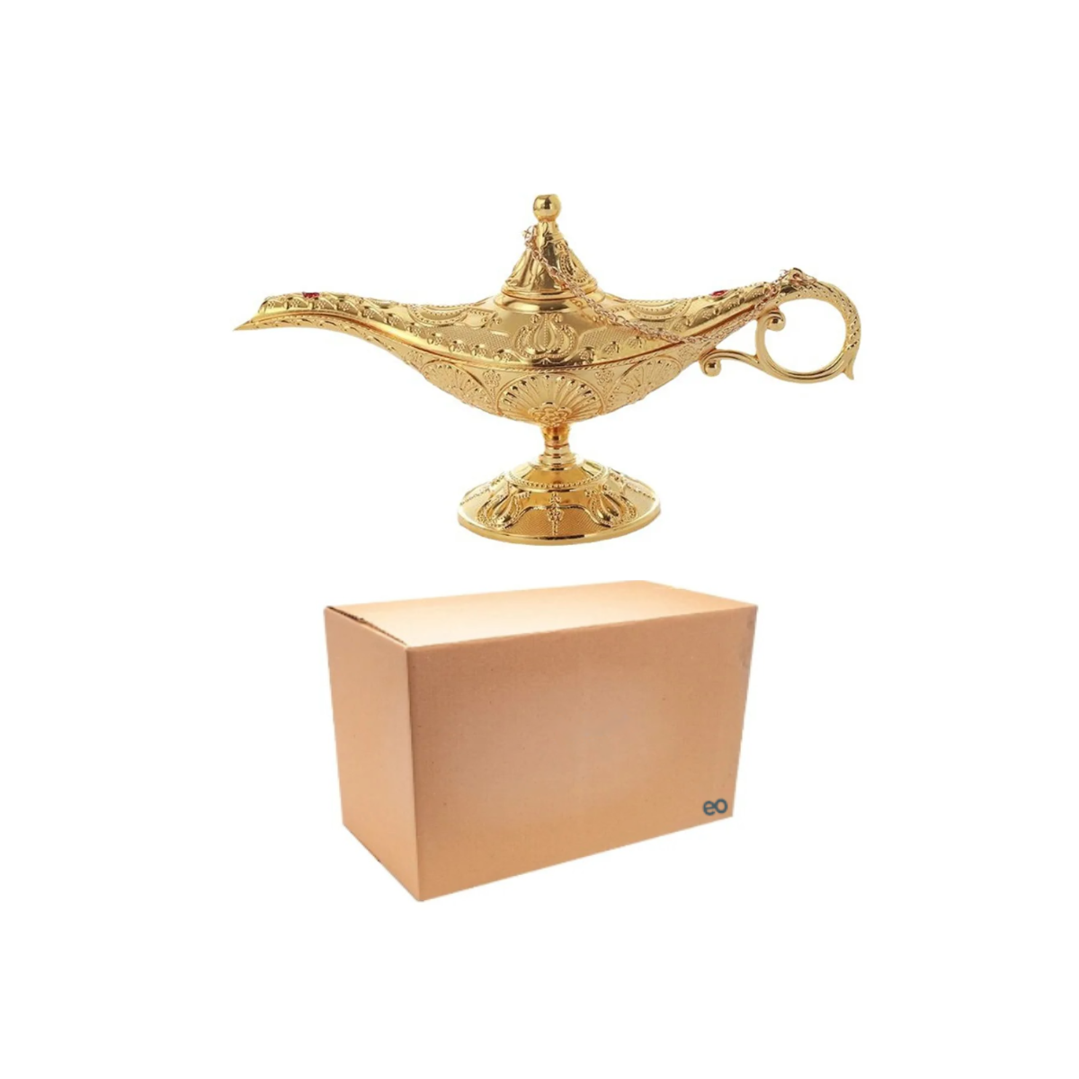 Foto 1 | Lámpara De Aladino Decorativa Decoración Habitación Eo Safe Imports Esi-19057 Dorado