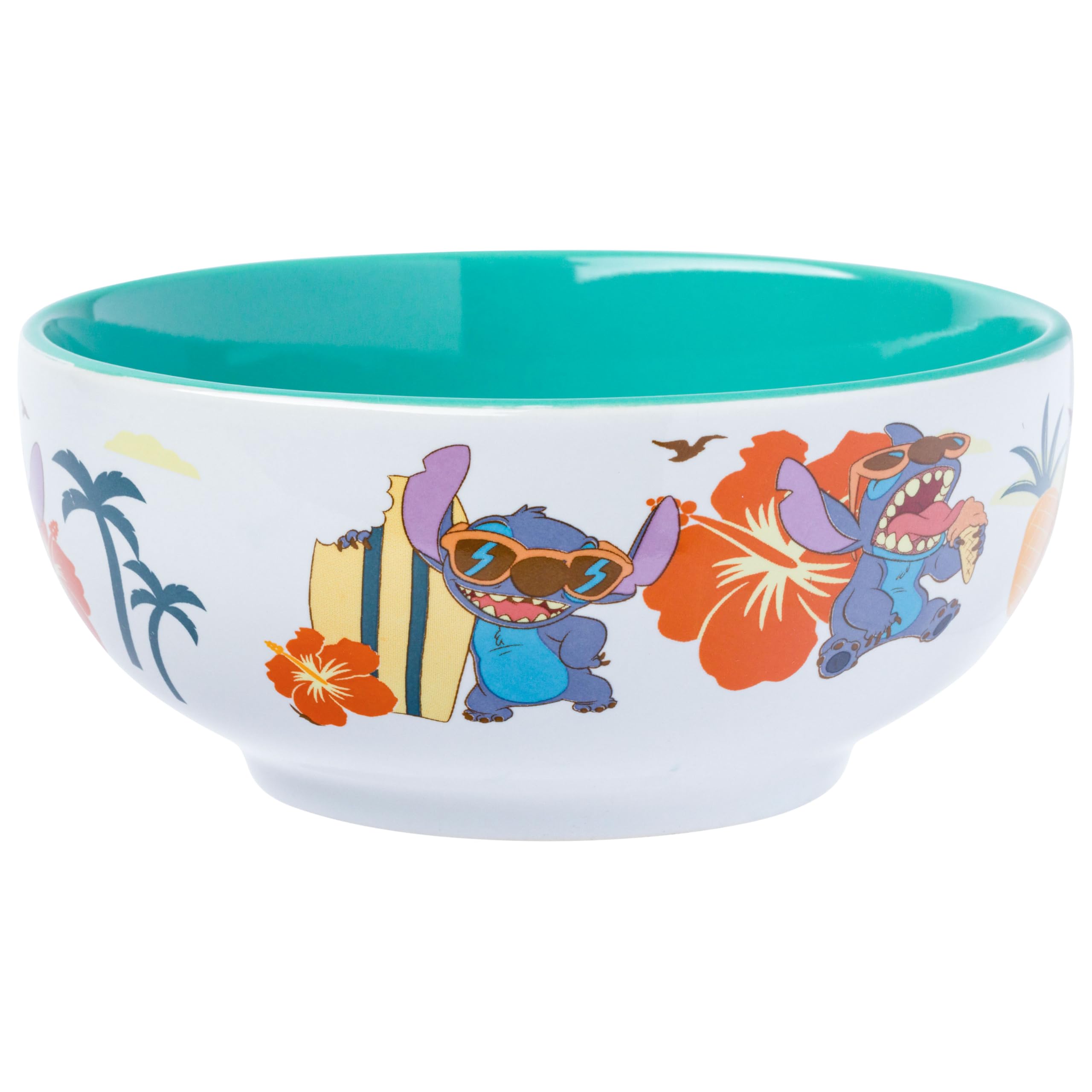 Foto 4 pulgar | Bol De Cerámica Plateado Buffalo Disney Lilo And Stitch 800 Ml - Venta Internacional.