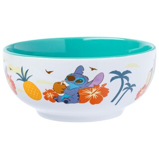 Foto 4 | Bol De Cerámica Plateado Buffalo Disney Lilo And Stitch 800 Ml - Venta Internacional.