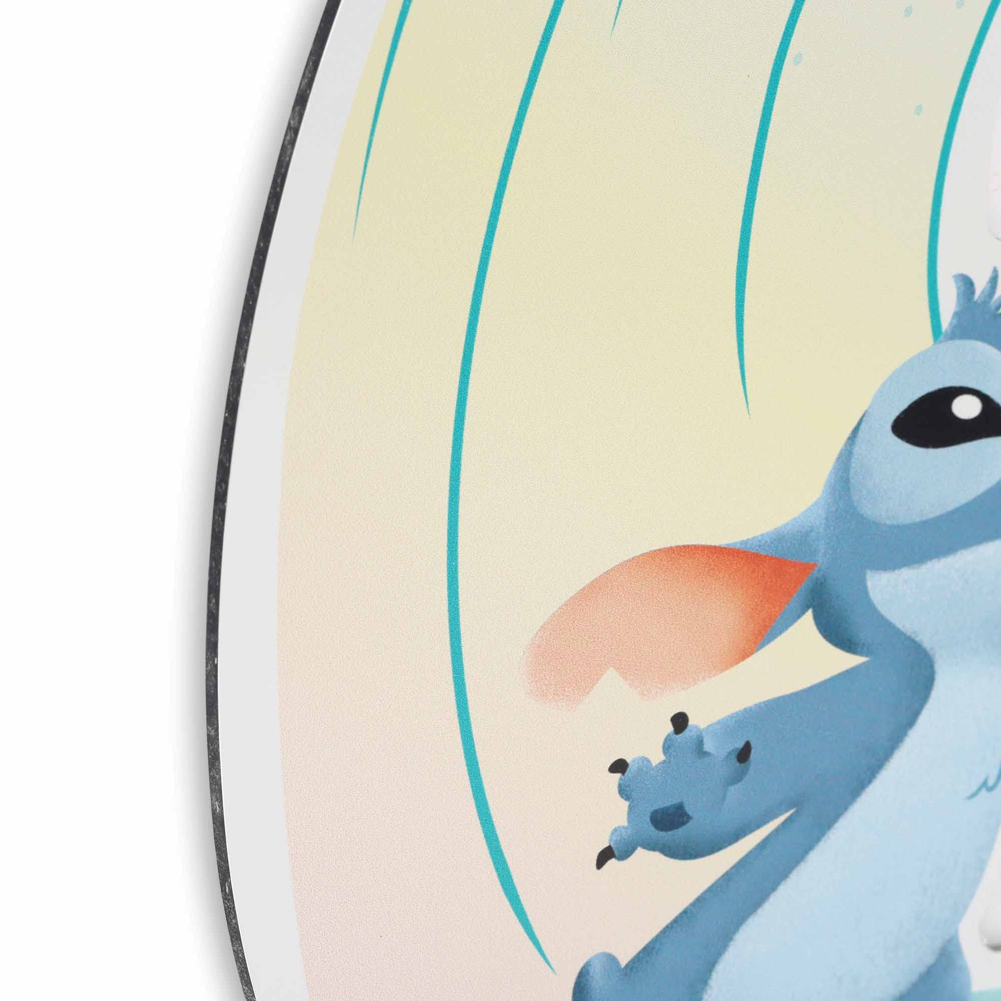 Foto 4 | Letrero De Metal Para Decoración De Pared De Disney Lilo And Stitch Surfing - Venta Internacional.